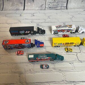 Vintage Rare Nascar Winner's Circle Diecast 1:64 Transporter Car Lot (5)